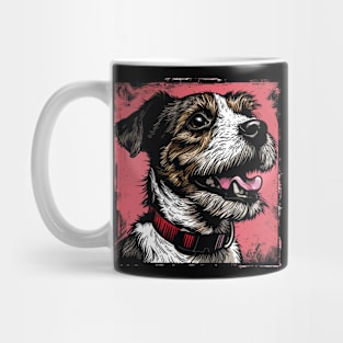 Retro Art Jack Russell Terrier Dog Lover Mug